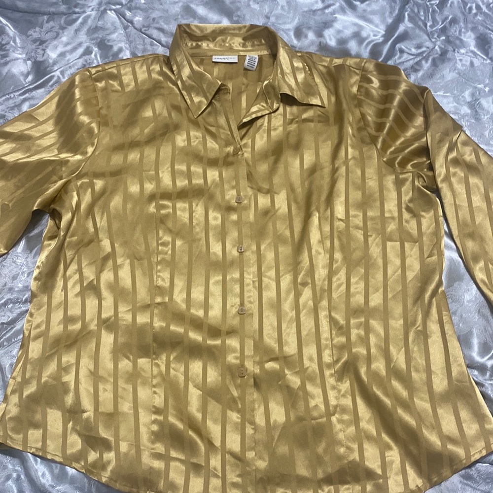 Gold blouse XL